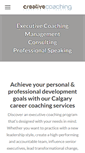 Mobile Screenshot of creativecoaching.ca